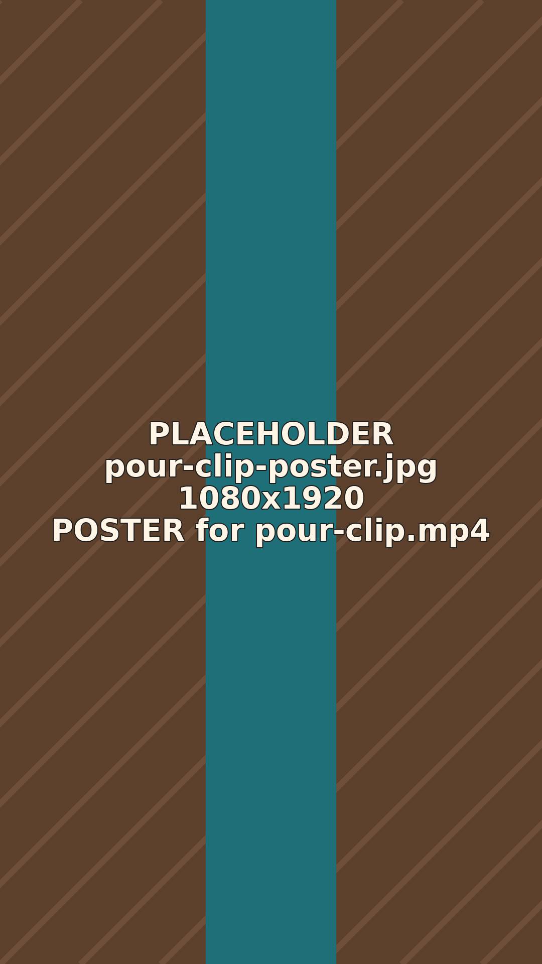 [PLACEHOLDER] Epoxy pour clip (placeholder poster)